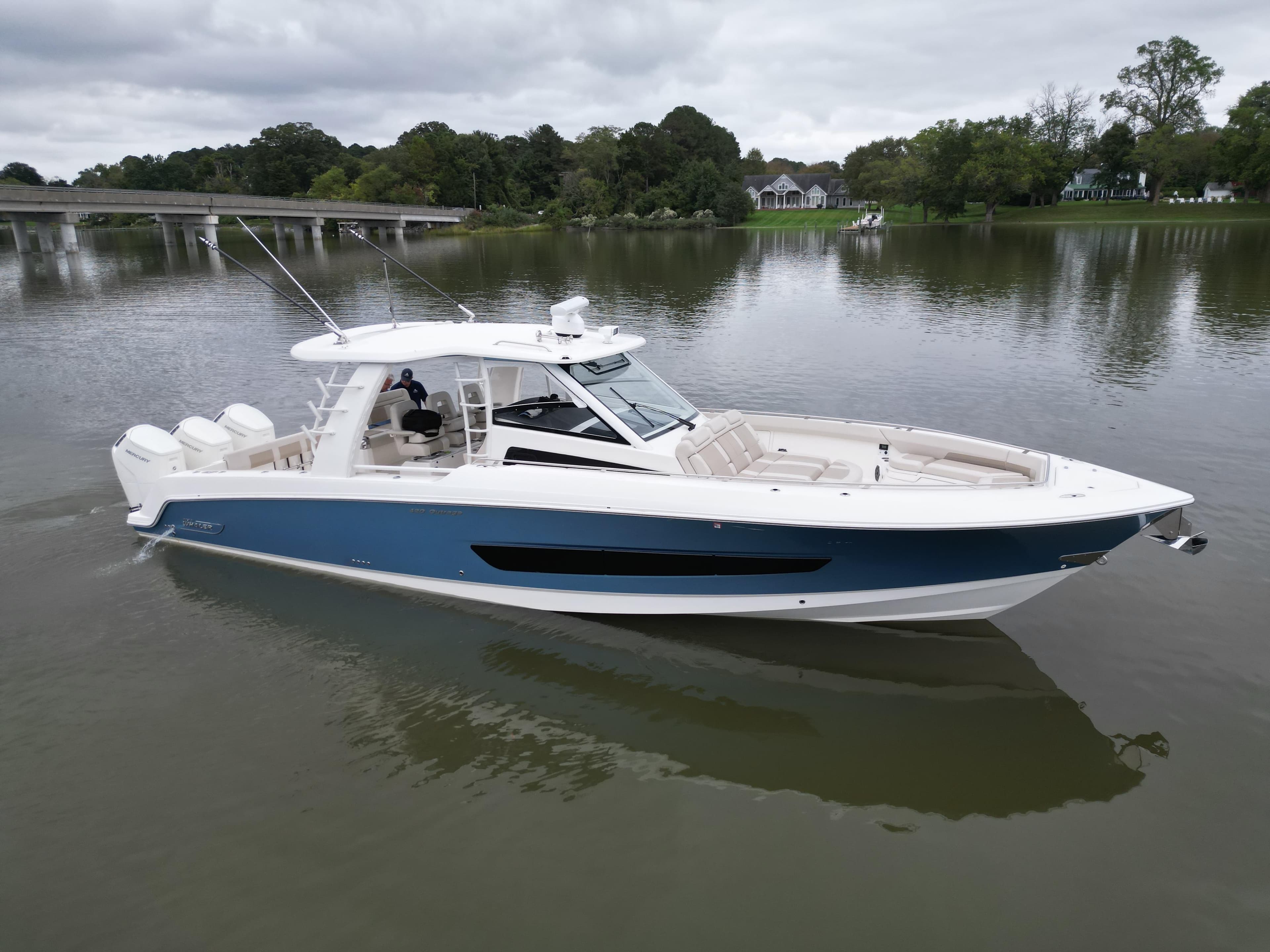 2023 Boston Whaler 420 Outrage in Naples, Florida — listed by Yacht Brokers of Annapolis
